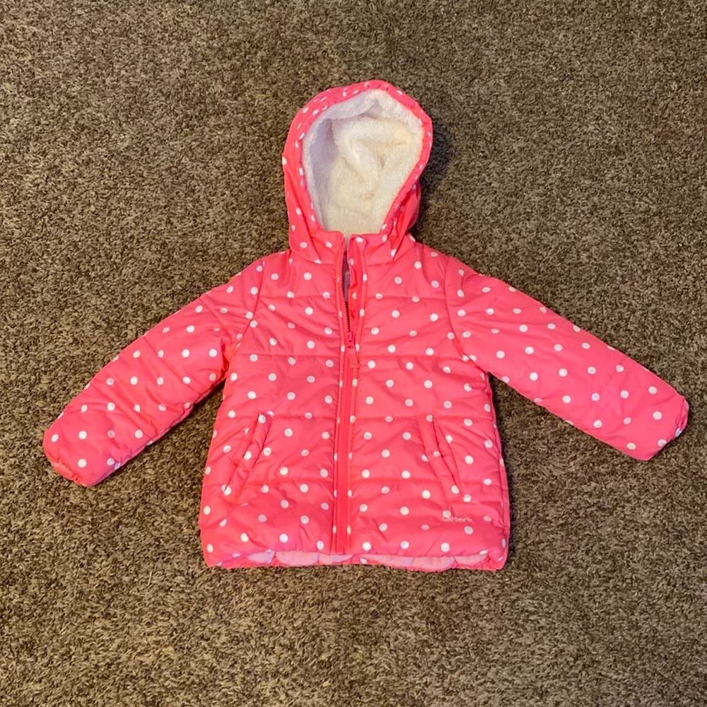 Carters pink girls winter jacket